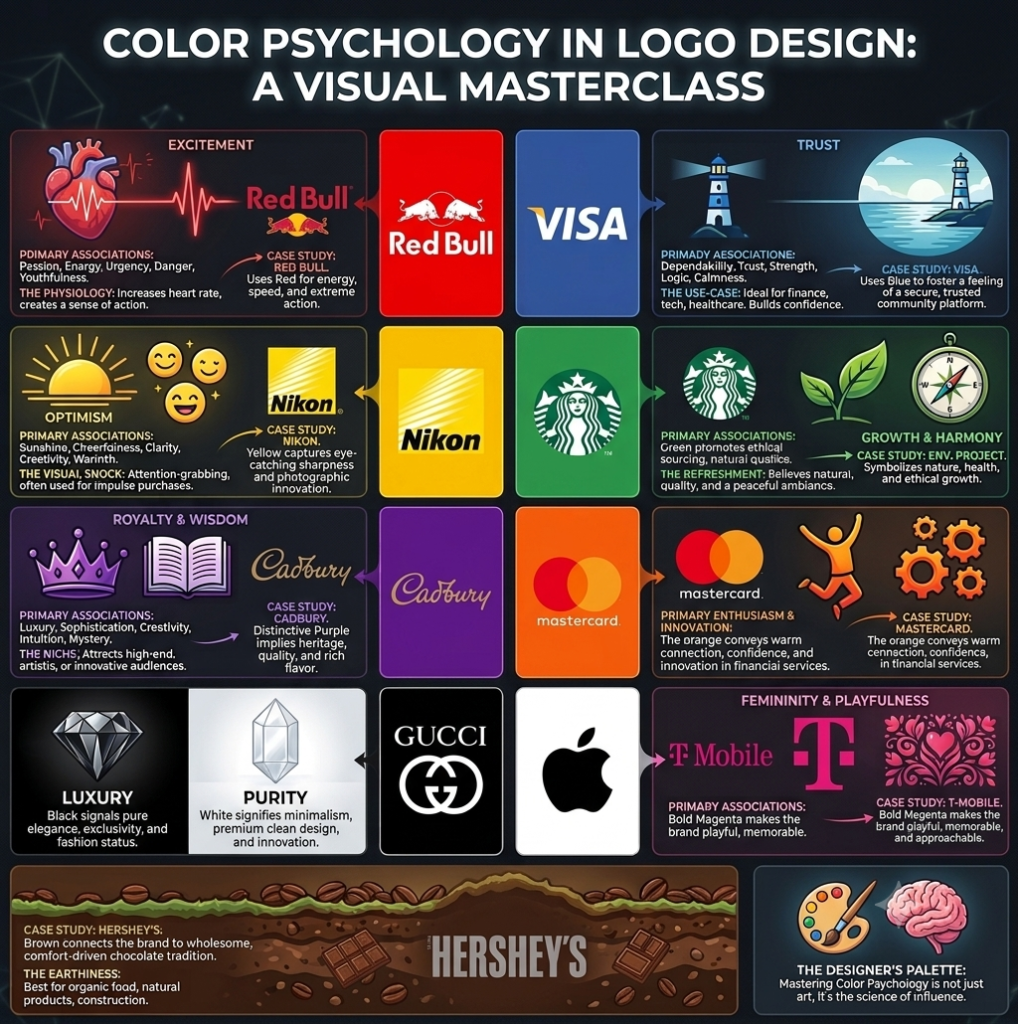 The Psychology of Colors in Logo Design: How Colors Influence the Human Mind